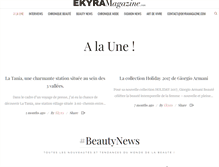 Tablet Screenshot of ekyramagazine.com